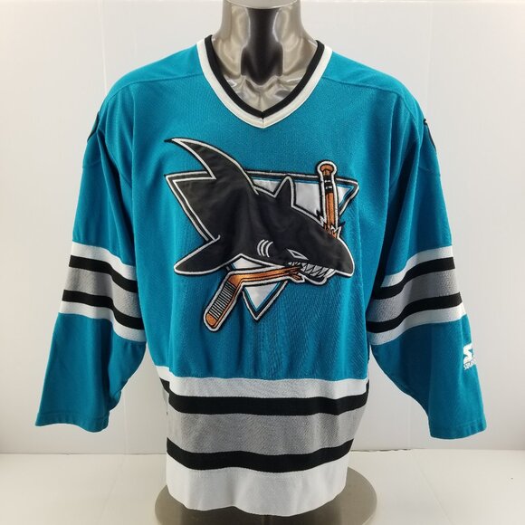 Starter NHL Vintage 90’s San Jose Sharks Official HockeyJerseyAuthentic XL